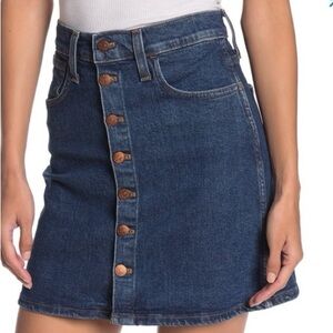 Madewell Blue Denim A-Line Skirt, Size: 23